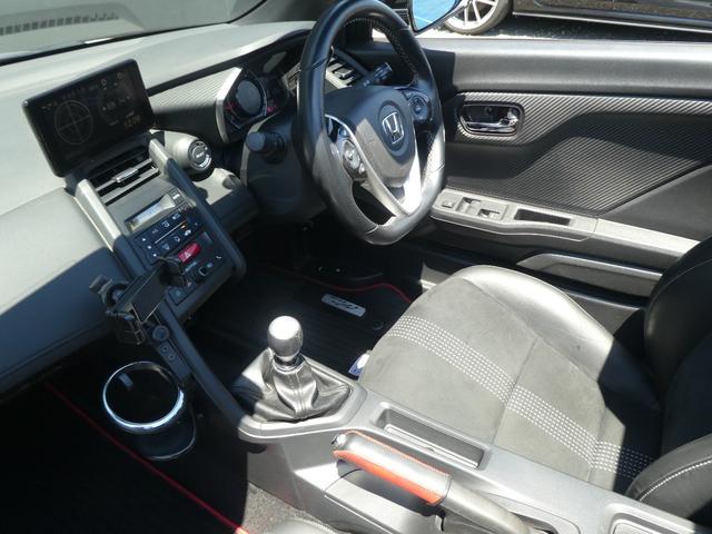 S660 α FEEL’Sエアロ/HKS車高調/5ZIGEN15・16インチAW/spoonマフラ-/センターディスプレイ/バックカメラ/Bluetooth/テイクオフフードカバー/LEDヘッドライト/ハーフレザー(13枚目)