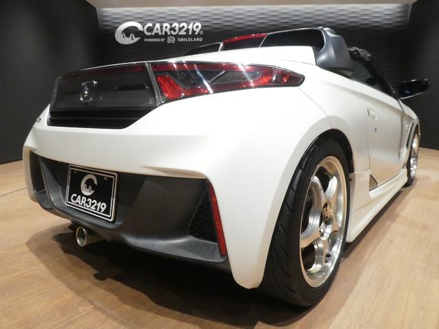 S660 α FEEL’Sエアロ/HKS車高調/5ZIGEN15・16インチAW/spoonマフラ-/センターディスプレイ/バックカメラ/Bluetooth/テイクオフフードカバー/LEDヘッドライト/ハーフレザー(41枚目)