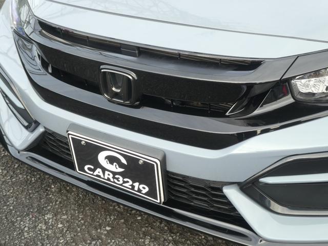 シビック ハッチバック　後期／ソニックグレーパール／フルエアロ／ローダウン／６速ＭＴ／Ｂｌｕｅｔｏｏｔｈ対応ナビ／フルセグ／カメラ／ビルトインＥＴＣ２．０／ＬＥＤヘッドライト・フォグライト／フロントパワーシート／ハーフレザー（32枚目）