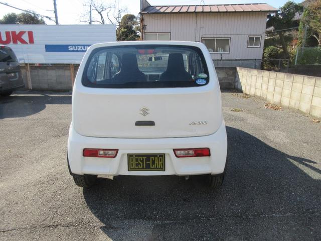 アルト Ｆ　エアコン・パワステ　パワーウインドウ　運・助手席エアバック　ＡＢＳ　キーレス　盗難防止システム　衝突安全ボディ　衝撃緩和ヘッドレスト　ＣＤ　１ヶ月・１０００ｋｍ保証付き（8枚目）