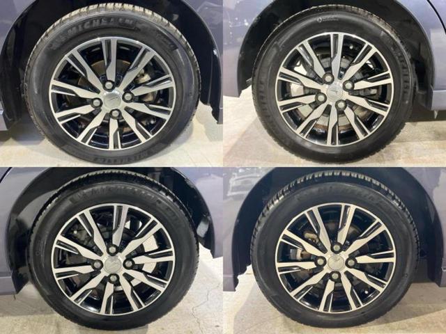 ムーヴ カスタムXハイパーSA 新品タイヤ/保証書/社外 SDナビ/衝突安全装置/シート ハーフレザー/パーキングアシスト バックガイド/ヘッドランプ LED/ETC/EBD付ABS/横滑り防止装置 衝突被害軽減システム DVD再生(53枚目)