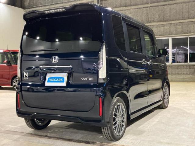 Ｎ－ＢＯＸカスタム ターボ　純正　８インチ　ナビ／ホンダセンシング／両側電動スライドドア／シートヒーター／車線逸脱防止支援システム／シート　ハーフレザー／ドライブレコーダー　純正／ヘッドランプ　ＬＥＤ／ＵＳＢジャック　ドラレコ（3枚目）