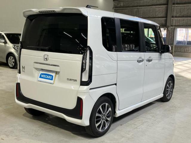 N-BOXカスタム ヒョウジュン 保証書/ホンダセンシング/電動スライドドア/シートヒーター 前席/車線逸脱防止支援システム/ヘッドランプ LED/ABS/横滑り防止装置/アイドリングストップ/バックモニター/禁煙車 バックカメラ(3枚目)