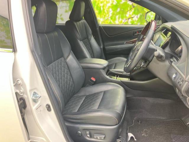 ハリアー プレミアム 純正エアロ/保証書/社外 9インチ SDナビ/車線逸脱防止支援システム/シート フルレザー/電動バックドア/ドライブレコーダー 社外/ヘッドランプ LED/Bluetooth接続/ETC 革シート(4枚目)