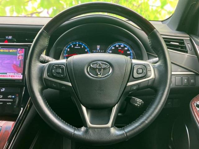 ハリアー プレミアム 純正エアロ/保証書/社外 9インチ SDナビ/車線逸脱防止支援システム/シート フルレザー/電動バックドア/ドライブレコーダー 社外/ヘッドランプ LED/Bluetooth接続/ETC 革シート(14枚目)