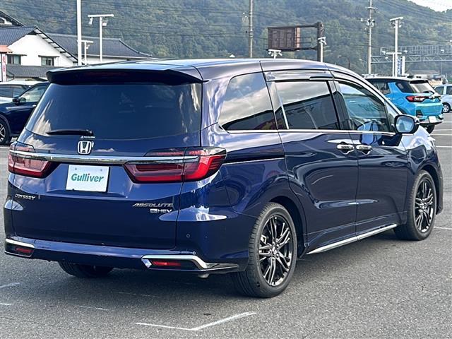 オデッセイハイブリッド ハイブリッド ワンオーナー/本革レザーシート/純正メモリナビ/BSM/360°モニター/レーダークルーズコントロール/シートヒーター/パワーバックドア/ETC2.0(8枚目)