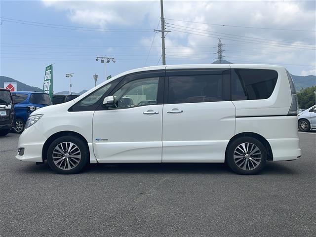 セレナ ハイウェイスター S-ハイブリッド 純正SDナビ MM514D-L Bluetooth バックカメラ ETC レーン逸脱警報装置 Wエアバック プッシュスタート 両側パワースライドドア 純正アルミホイール(16インチ)(32枚目)