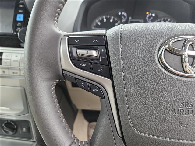 ランドクルーザープラド TX Lパッケージ マットブラックエディション 禁煙車 バックカメラ ドラレコ レーダークルコン 衝突被害軽減 車線逸脱防止支援 PKSB LEDオートライト 純正ナビTV ビルトインETC2.0 後席用モニター 革シート 前席Pシート/ヒーター(21枚目)