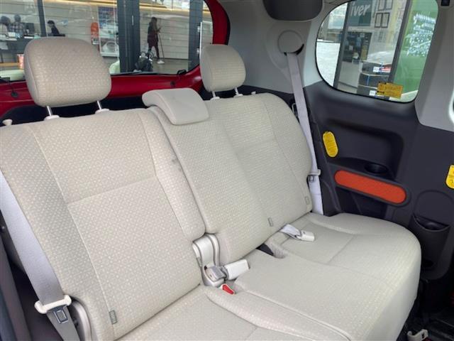 スペイド F 社外9インチフローティングナビ(AM/FM/BT)/フルセグTV/バックカメラ/前後ドラレコ/ドアバイザー/Pスタート/片側パワスラ/ETC/HID/モデリスタエアロ・マフラー/TANABE車高調(18枚目)