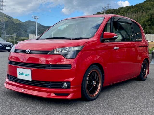 スペイド Ｆ　社外９インチフローティングナビ（ＡＭ／ＦＭ／ＢＴ）／フルセグＴＶ／バックカメラ／前後ドラレコ／ドアバイザー／Ｐスタート／片側パワスラ／ＥＴＣ／ＨＩＤ／モデリスタエアロ・マフラー／ＴＡＮＡＢＥ車高調（27枚目）