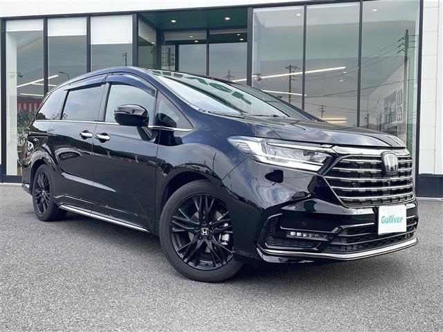 オデッセイハイブリッド ｅ：ＨＥＶアブソルート・ＥＸブラックエディション　ワンオーナー・純正ナビ・フルセグ・フリップダウン・全方位モニター・ホンダセンシング・ＢＳＭ・パワーバックドア・レザーシート・シートヒーター・パーキングアシスト・ＬＥＤ・ＥＴＣ（30枚目）