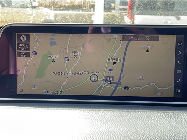 ＲＸ ＲＸ４５０ｈ　Ｆスポーツ　◇純正ナビ（ＡＭ／ＦＭ／ＢＴ／ＣＤ／ＤＶＤ）・フルセグＴＶ◇アラウンドビューモニター◇追従付きクルーズコントロール◇全席電動イス◇パドルシフト◇レーンアシスト◇シートヒーター◇シートクール（4枚目）