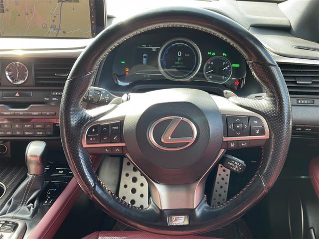 ＲＸ ＲＸ４５０ｈ　Ｆスポーツ　◇純正ナビ（ＡＭ／ＦＭ／ＢＴ／ＣＤ／ＤＶＤ）・フルセグＴＶ◇アラウンドビューモニター◇追従付きクルーズコントロール◇全席電動イス◇パドルシフト◇レーンアシスト◇シートヒーター◇シートクール（6枚目）