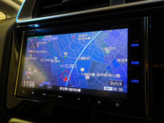 フィット 13G・Fパッケージ 禁煙 純正ナビTV ドラレコ前後 ETC リアカメラ Bluetooth VSA スマートキー 社外AW マニュアルエアコン 電動格納式ドアミラー ブルートゥース AUX対応 イモビ 安全ボディ PS(2枚目)