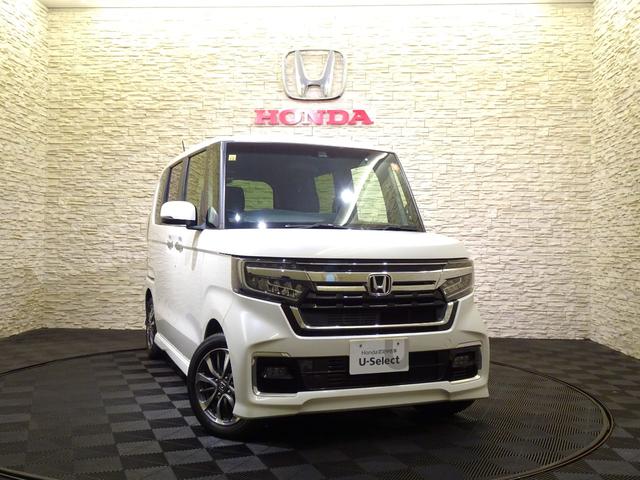 N-BOXカスタム L 元デモカー 純正ナビ リアカメラ Bluetooth 衝突軽減B VSA サイドエアバッグ シートヒーター 両側パワスラ Pセンサー クルコン スマートキー(22枚目)
