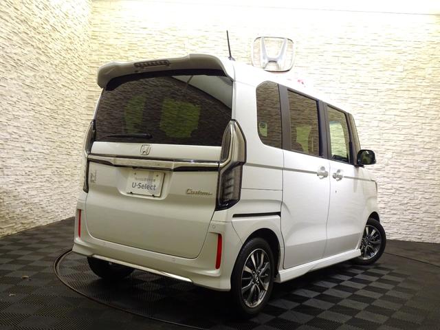 N-BOXカスタム L 元デモカー 純正ナビ リアカメラ Bluetooth 衝突軽減B VSA サイドエアバッグ シートヒーター 両側パワスラ Pセンサー クルコン スマートキー(23枚目)
