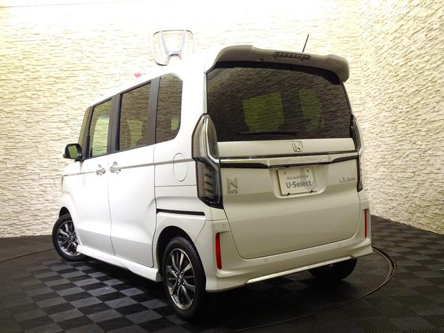 N-BOXカスタム L 元デモカー 純正ナビ リアカメラ Bluetooth 衝突軽減B VSA サイドエアバッグ シートヒーター 両側パワスラ Pセンサー クルコン スマートキー(24枚目)