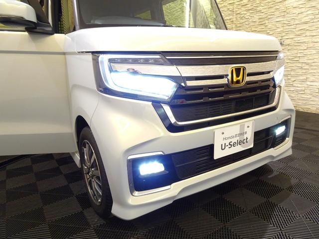 Ｎ－ＢＯＸカスタム Ｌ　禁煙　純正９ｉｎｃｈナビＴＶ　純正ドラレコ３カメ　ＥＴＣ２．０　ＬＥＤ　リアカメラ　Ｂｌｕｅｔｏｏｔｈ　衝突軽減Ｂ　ＶＳＡ　サイドエアバッグ　Ｐセンサー　両側パワスラ　クルコン　スマートキー　純正ＡＷ（8枚目）