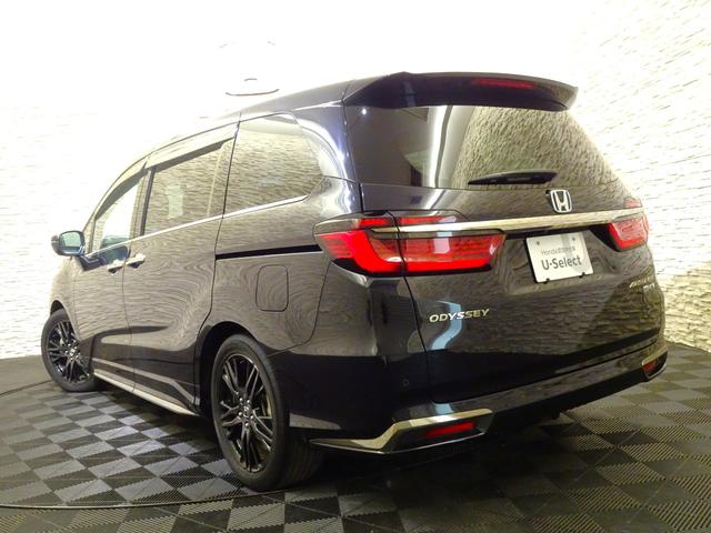 オデッセイハイブリッド e:HEVアブソルート・EX 禁煙 純正10inchナビTV 純正11.6inchリアモニ 純正ドラレコ前後 ETC LED マルチビューカメラ Bluetooth 衝突軽減B VSA 両側パワスラ シートヒーター Pセンサー(30枚目)