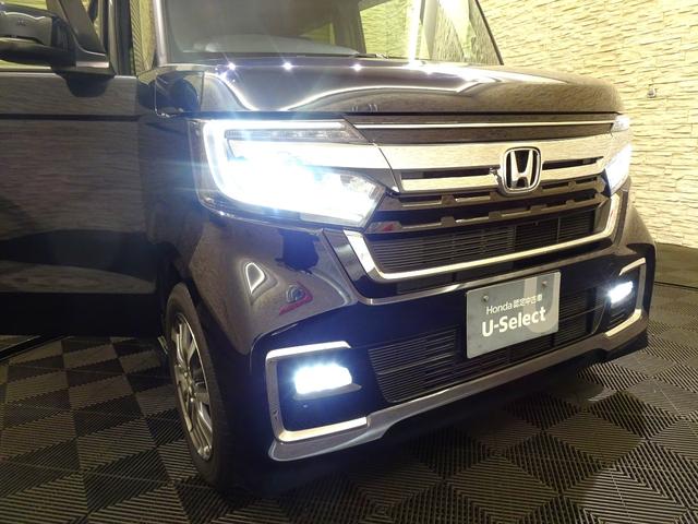 Ｎ－ＢＯＸカスタム Ｌ　禁煙　純正ナビＴＶ　ＥＴＣ　ＬＥＤリアカメラ　Ｂｌｕｅｔｏｏｔｈ　衝突軽減Ｂ　ＶＳＡ　サイドエアバッグ　シートヒーター　パーキングセンサー　片側パワスラ　クルーズコントロール　スマートキー　純正ＡＷ（7枚目）