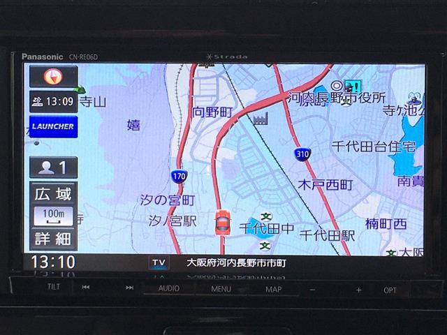 S 社外メモリナビCN-RE06D/Bluetooth/バックカメラ/ETC/フルセグTV/CD/DVD/アイドリングストップ/電動格納ミラー/前後ドライブレコーダー/ドアバイザー/ヘッドライトレベライザ(7枚目)