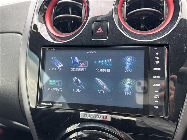 ノート ニスモ　Ｓ　５速ＭＴ　社外ナビ　ＣＤ　ＤＶＤ　ＢＴ　フルセグＴＶ　バックカメラ　ＥＴＣ　スマートキー　電動格納ミラー　ＬＥＤオートライト（17枚目）