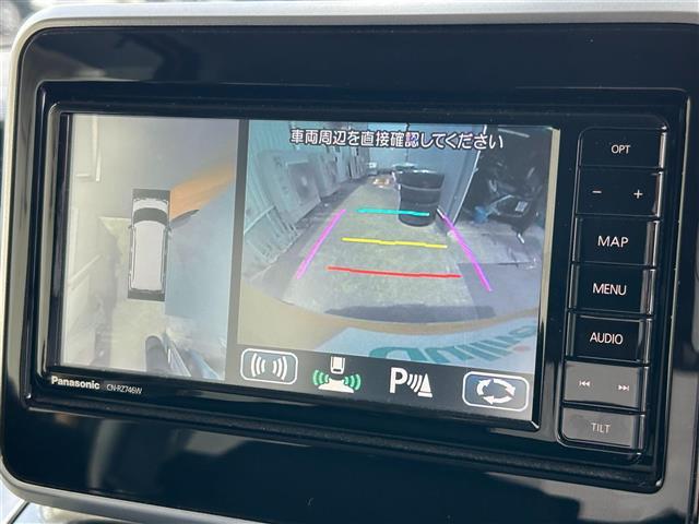 【　全方位カメラ　】上から見下ろしたように駐車が可能です。安心して縦列駐車も可能です♪