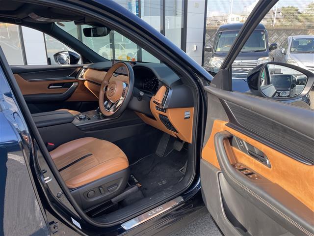 ＣＸ－６０ ＸＤ－ハイブリッド　プレミアムスポーツ　１オナ　サンルーフ　ＢＯＳＥ　全方位　温冷席　ヘッドアップディスプレイ　パワーバックドア　レーンキープアシスト　スマートブレーキサポート　ドラレコ　ステアリングヒーター　ＬＥＤ　ＥＴＣ　シートメモリ（22枚目）