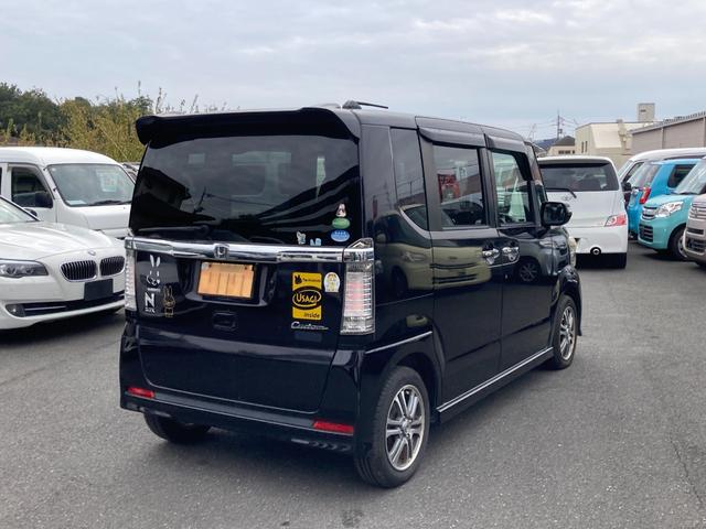 Ｎ－ＢＯＸカスタム Ｇ・Ｌパッケージ　バックカメラ　両側スライド・片側電動　ナビ　ＴＶ　オートライト　ＨＩＤ　スマートキー　アイドリングストップ　電動格納ミラー　ベンチシート　ＣＶＴ　盗難防止システム　ＡＢＳ　ＥＳＣ　ＣＤ　ＤＶＤ再生（19枚目）