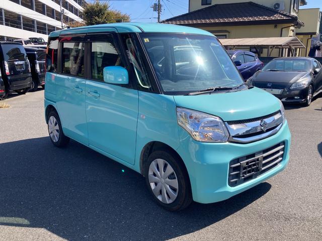 スペーシア Ｇリミテッド　ＥＴＣ　両側スライド・片側電動　レーンアシスト　衝突被害軽減システム　スマートキー　アイドリングストップ　電動格納ミラー　シートヒーター　ベンチシート　ＣＶＴ　盗難防止システム　ＡＢＳ　ＥＳＣ（49枚目）