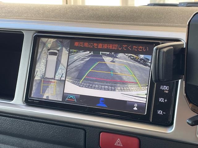 ハイエースワゴン ＧＬ　純正ナビＴＶ　全方位カメラ　衝突軽減Ｂ　デジタルインナーミラー　ＬＤＷ　ハイビームアシスト　片側パワスラ　ＬＥＤライト　社外１８ＡＷ　プッシュスタート　パーキングサポートブレーキ　クリアランスソナー（3枚目）