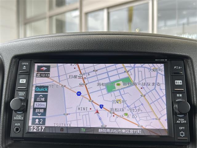 キューブ １５Ｘ　Ｖセレクション　純正ナビ　フルセグＴＶ　プッシュスタート　スマートキー　Ｂｌｕｅｔｏｏｔｈ　ＨＩＤヘッドライト　アドリングストップ（2枚目）