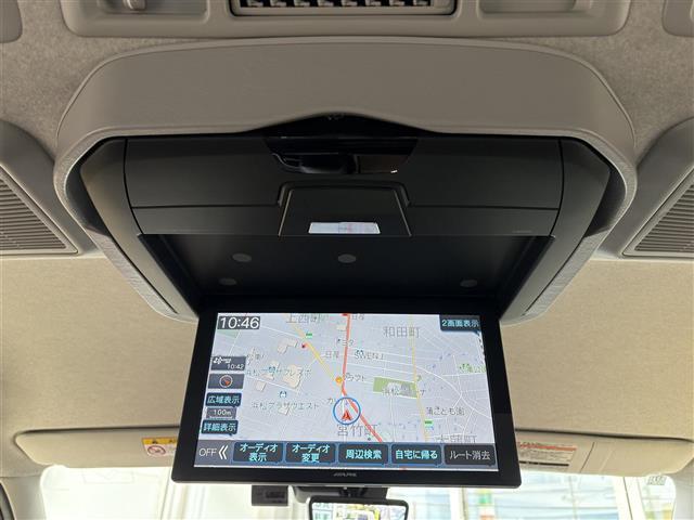 ハイエースワゴン ＧＬ　アルパインナビ／後席モニター　片側パワスラ　パイオニアスピーカー　衝突軽減　レーンキープ　コーナーセンサー前後　全方位　１００Ｖ充電　ドラレコ前後　ＥＴＣ　デジタルインナーミラー　社外マット（6枚目）