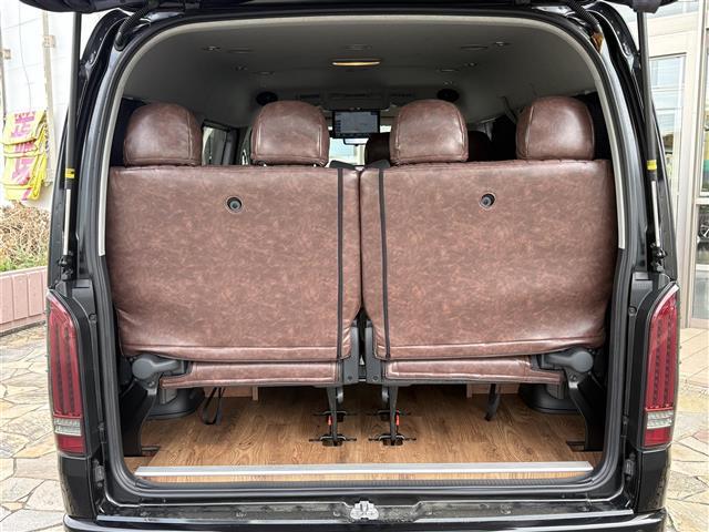 ハイエースワゴン ＧＬ　アルパインナビ／後席モニター　片側パワスラ　パイオニアスピーカー　衝突軽減　レーンキープ　コーナーセンサー前後　全方位　１００Ｖ充電　ドラレコ前後　ＥＴＣ　デジタルインナーミラー　社外マット（31枚目）