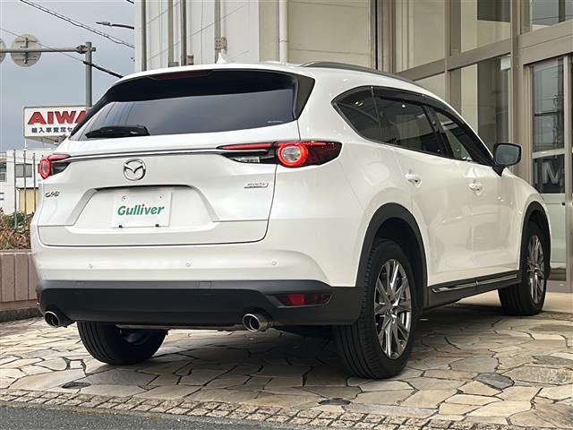 ＣＸ－８ ２５Ｓ　Ｌパッケージ　純正ナビ　レーダークルーズコントロール　ドライブレコーダー　全方位カメラ　ＥＴＣ　パワーバックドア　ルーフレール　レーンキープアシスト　シートヒーター　エアシート　ハンドルヒーター　コーナーセンサー（36枚目）
