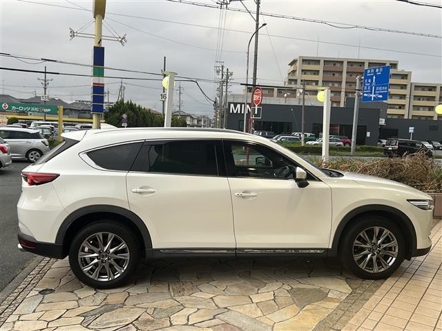 ＣＸ－８ ２５Ｓ　Ｌパッケージ　純正ナビ　レーダークルーズコントロール　ドライブレコーダー　全方位カメラ　ＥＴＣ　パワーバックドア　ルーフレール　レーンキープアシスト　シートヒーター　エアシート　ハンドルヒーター　コーナーセンサー（37枚目）