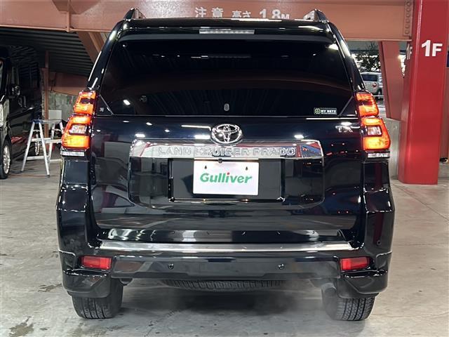 ランドクルーザープラド TX 純正ナビ(AM FM CD DVD フルセグ SD Bluetooth)トヨタセーフティセンス レーダークルーズコントロール バックカメラ コーナーセンサー ドライブレコーダー MTモード付きAT(7枚目)