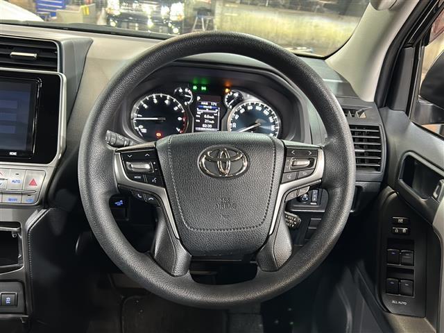 ランドクルーザープラド TX 純正ナビ(AM FM CD DVD フルセグ SD Bluetooth)トヨタセーフティセンス レーダークルーズコントロール バックカメラ コーナーセンサー ドライブレコーダー MTモード付きAT(18枚目)