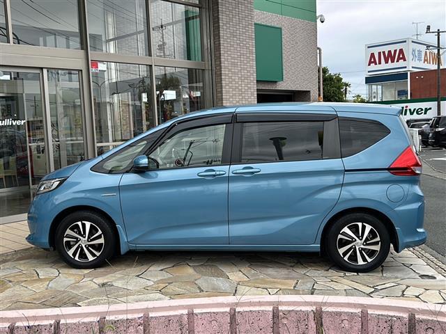 フリード+ハイブリッド ハイブリッドG・ホンダセンシング 両側パワースライドドア レーダークルーズコントロール ETC 純正ナビ スマートキー レーンキープ オートライト ステアリングリモコン 衝突軽減ブレーキ バックカメラ LEDヘッドライト スペアキー(36枚目)