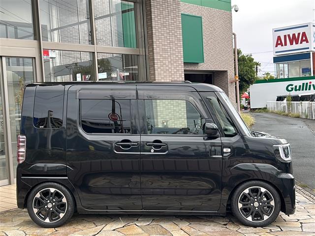 ウェイク G ターボVS SA III スマートアシストIII 純正ナビ フルセグテレビ アラウンドビューモニター 両側パワースライドドア スマートキー プッシュスタート ローダウン LED アイドリングストップ ETC ドラレコ ステリモ(35枚目)