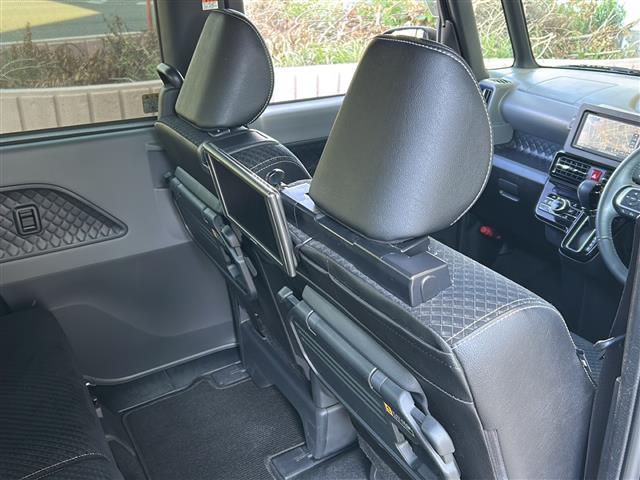 タント カスタムRS 純正ナビ フルセグテレビ アラウンドビューモニター ETC 両側パワースライドドア 前席シートヒーター ハーフレザーシート スマートキー プッシュスタート LED 後席モニター アイドリングストップ(20枚目)