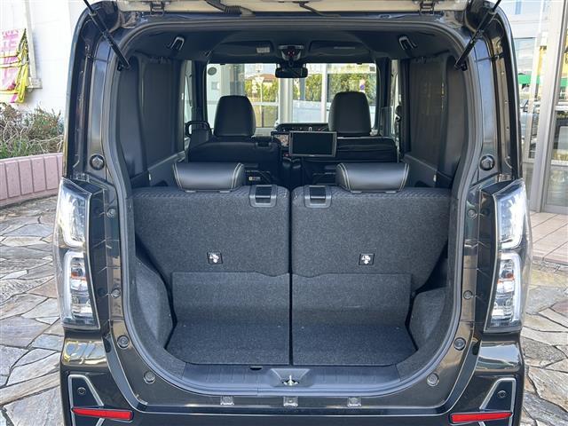 タント カスタムRS 純正ナビ フルセグテレビ アラウンドビューモニター ETC 両側パワースライドドア 前席シートヒーター ハーフレザーシート スマートキー プッシュスタート LED 後席モニター アイドリングストップ(28枚目)