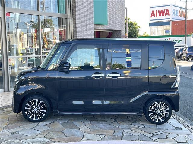 タント カスタムRS 純正ナビ フルセグテレビ アラウンドビューモニター ETC 両側パワースライドドア 前席シートヒーター ハーフレザーシート スマートキー プッシュスタート LED 後席モニター アイドリングストップ(36枚目)