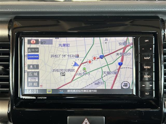 ハスラー J 社外ナビ・衝突軽減・レーンキープ・クルコン・バックカメラ・ETC・ドラレコ前・ハーフレザーシート・シートヒーターD/N席・パドルシフト・キセノンヘッドライト・オートライト・フォグランプ・純正マット(2枚目)