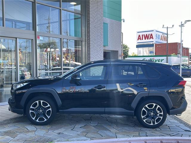 RAV4 アドベンチャー オフロードパッケージ ナビ・サンルーフ・TRDフロント/バックドアガーニッシュ・衝突軽減・レーンキープ・追従クルコン・コーナーセンサー前後・バックカメラ・ETC・ドラレコ前後・パワーシートD席・レザーシート LED(38枚目)
