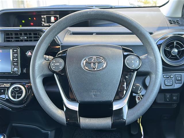 アクア S 純正ナビ(Bluetooth AM FM AUX) 前後コーナーセンサー 純正フロアマット ビルトインETC トヨタセーフティセンス パワーステアリング パワーウインドウ(14枚目)