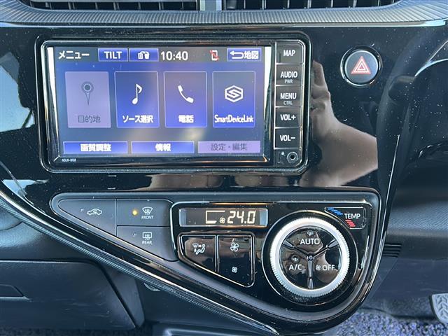 アクア S 純正ナビ(Bluetooth AM FM AUX) 前後コーナーセンサー 純正フロアマット ビルトインETC トヨタセーフティセンス パワーステアリング パワーウインドウ(17枚目)