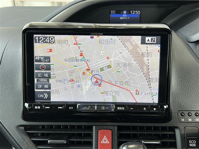 ヴォクシー ZS 煌 アルパインナビ フリップダウンモニター クルーズコントロール バックカメラ ETC 横滑り防止装置 後席エアコン オートハイビーム プリクラッシュ レーンキープ MTモード付AT アイドリングストップ(2枚目)