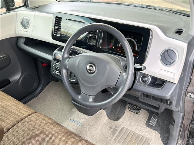 モコ X 純正ディスプレイオーディオ(AM/FM/CD/ipod/USB) バックカメラ 純正フロアマット 純正ホイールキャップ スマートキー プッシュスタート スペアキー×1 Wエアバック(11枚目)