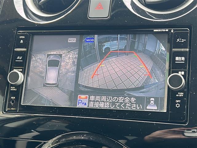 ノート e-パワー X 純正ナビ アラウンドビューモニター ETC エマージェンシーブレーキ オートエアコン オートライト レーンキープアシスト 横滑り防止装置 ドライブレコーダー デジタルインナーミラー 純正フロアマット(3枚目)